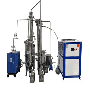 Wholesale Falling Film Evaporator 50L Stainless Steel Ethanol Vacuum Distillation from china suppliers