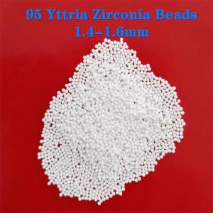 Wholesale 95 Yttria Ceramic Grinding Balls Media Stabilized Zirconia 1.2 - 1.4mm from china suppliers