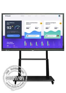 China 55 85 Android OPS Interactive Multi Touch Screen Whiteboard For Zoom Meeting on sale