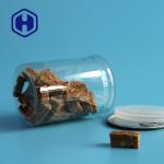 300# 360ml Clear Plastic Cans For Dry Fruit Vegetable Round Easy Open