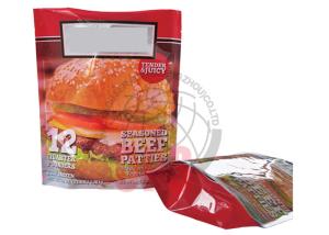 Wholesale Hamburger Stand Up Zipper Pouch 3 Side Seal Water Proof ISO14000 Certification from china suppliers