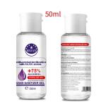 Protective Antibacterial Hand Sanitizer Gel 75% Alcohol 500ml Transparent Color