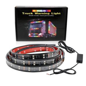 Wholesale 24V 5050 SMD 5A 2.4m Car Interior Atmosphere Lights With Remote Strobe For Van Truck from china suppliers