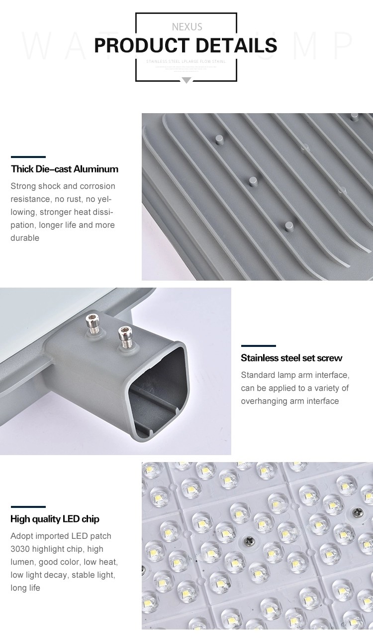 Water Resistant IP65 Led Street Lights , 200w 250w Led Street Light Fast Delivery