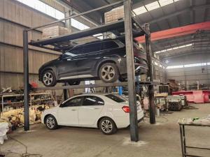Wholesale 4 Post Triple Cars Parking Lift Cars Storage System 3 Cars Parking Lift from china suppliers