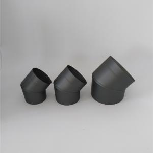 Wholesale Black Powder Coating Single Wall Flue System Push Fit Socket And Spigot from china suppliers