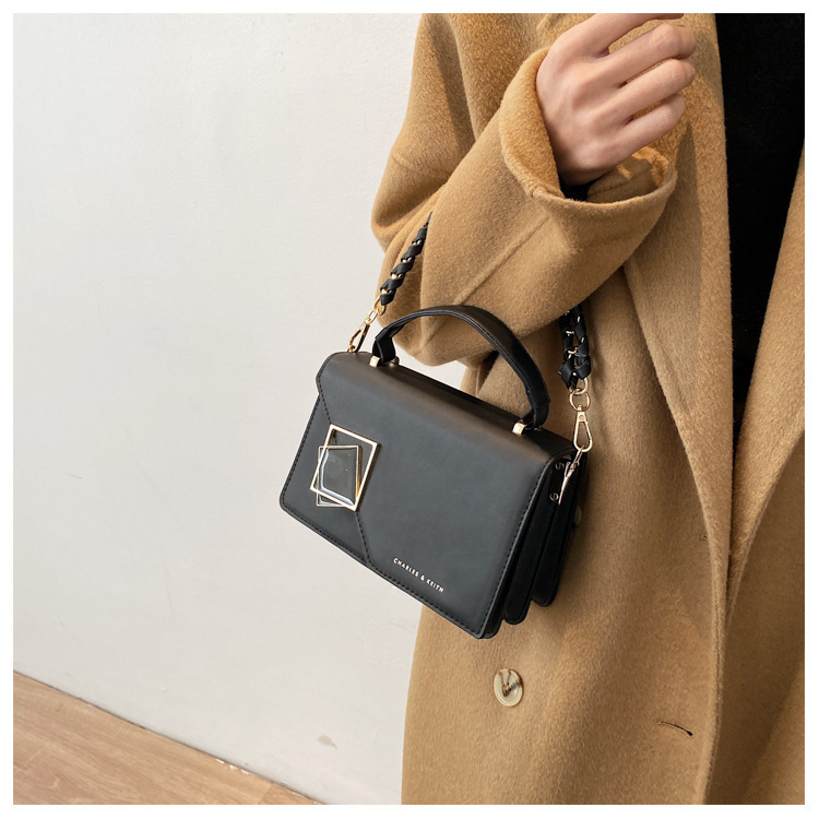 Women Casual Handbags PU Leather polyester Embroidered Design One-Shoulder Crossbody Bag