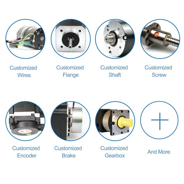 3 phase 3000RPM High Power 400w Black Small Brushless Dc Motor with encoder
