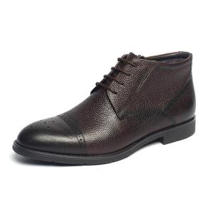Wholesale Coffee Fashionable Durable Mens Genuine Leather Boots from china suppliers