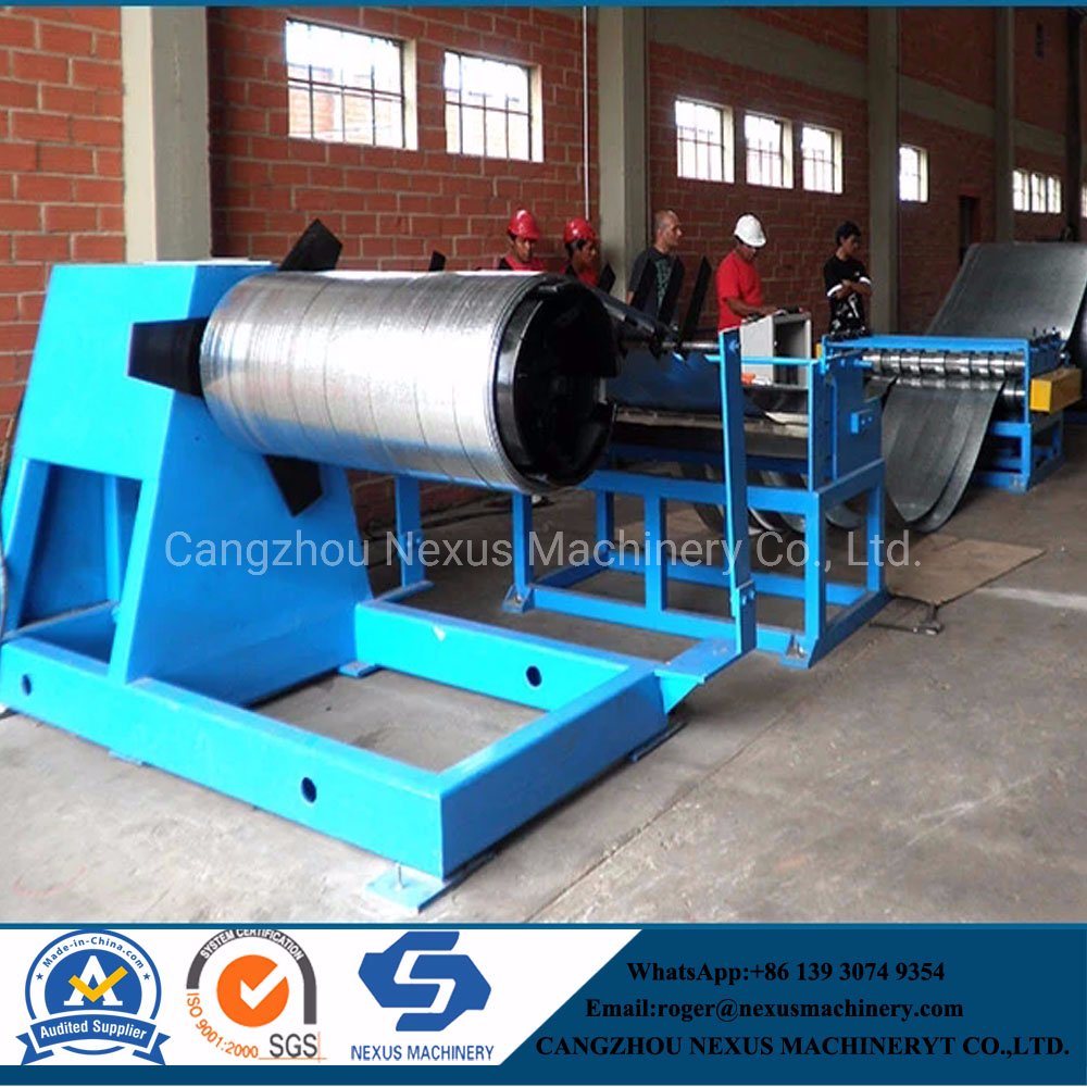 5t/8t/10t Hydraulic Decoiler Uncoiler with Coil Car for Metal Forming Machine