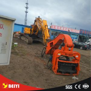 Wholesale Hydraulic wet land, soft land excavator piledriver , pile extractor, steel pipe pile machine , Model: BYVH330 from china suppliers