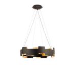 G9 Black Wrought Iron Pendant Light Rustproof Kitchen Hanging Lamps ODM