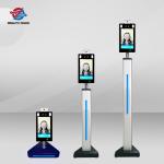 8 Inch Contactless Face Recognition Temperature Kiosk , Face Temperature Scanner