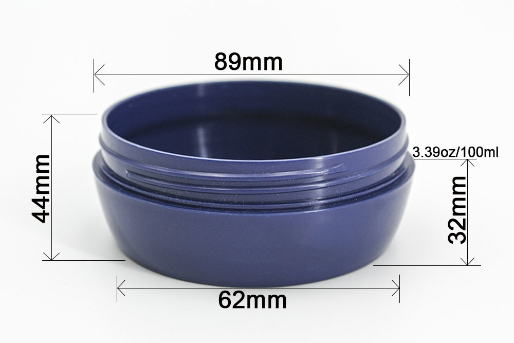 Blue Cylinder Hair Mask 44mm 3.38oz Cosmetic Cream Jars
