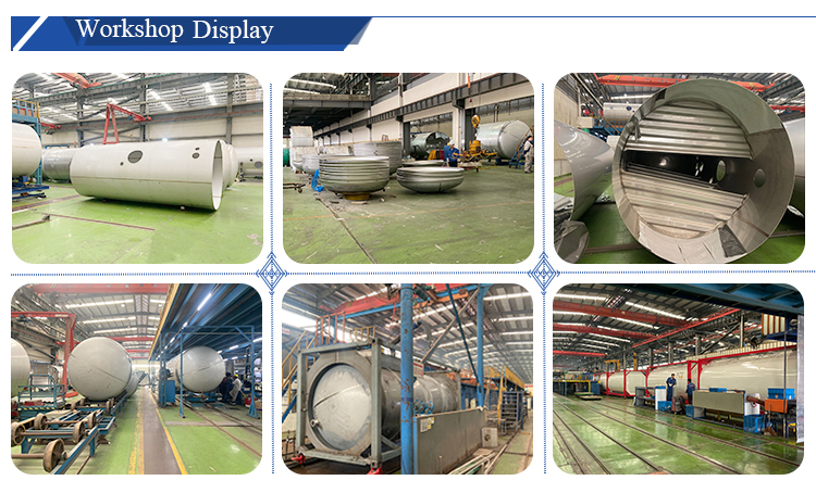 SPA-H Frame Material 20ft Bulk Cement ISO Trailer Transport Tank Container Q345B Steel Stainless Steel Pressure Vessel