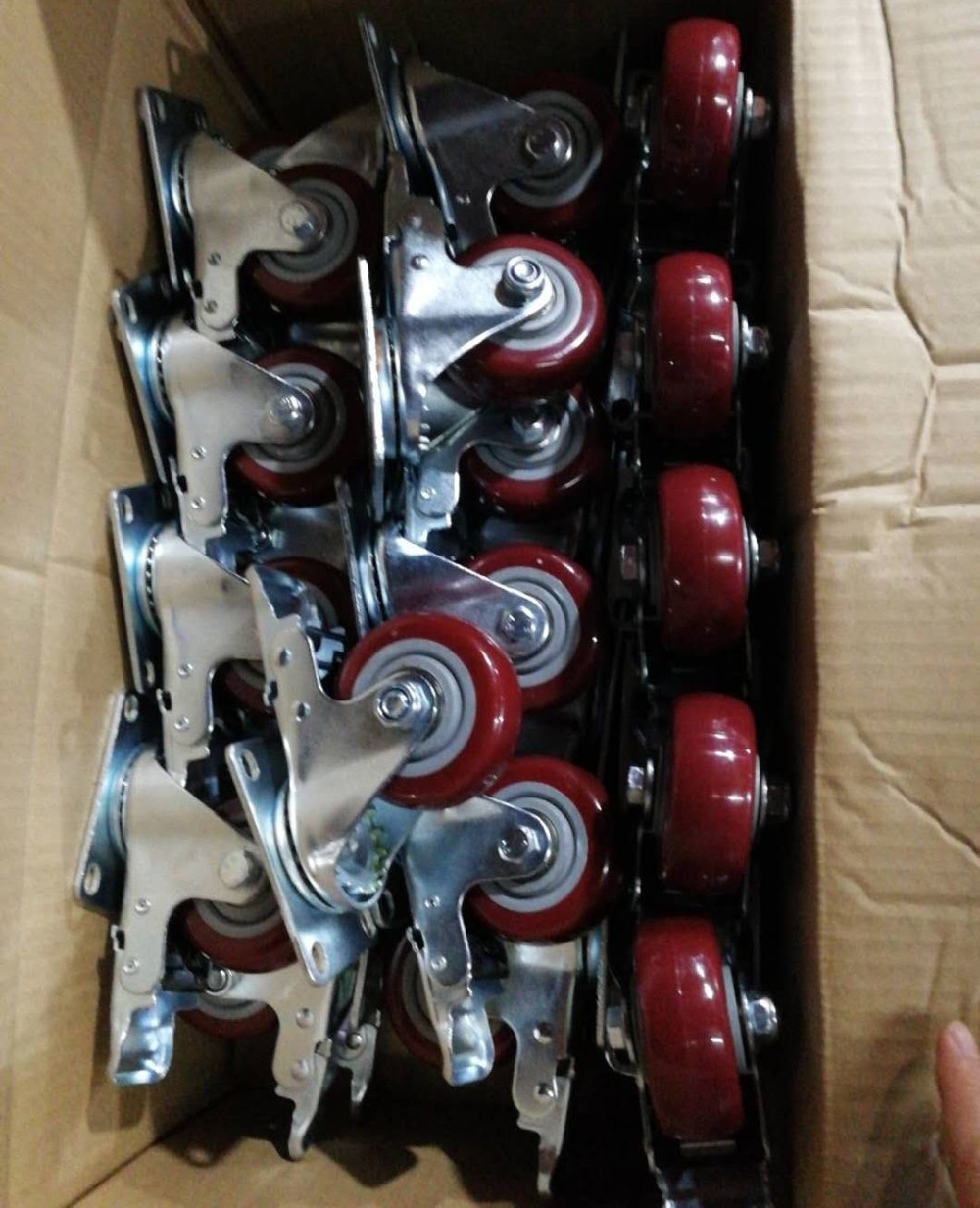 3inch 4inch 5inch Double Bearing Furniture Wheel Polyurethane Trolley Swivel Castor