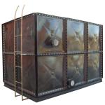 Acid Proof 100 Litre Water Storage Containers , Rugged Fire Protection Storage