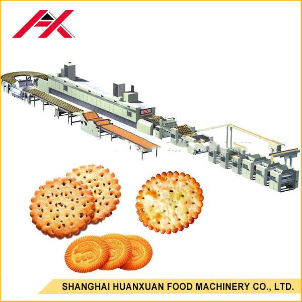 Small Biscuit Making Machine , Automatic Biscuit Production Line One Year