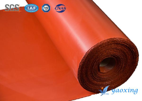 Aging Resistant Silicone Coated Fiberglass Fabric Two Sides Silicone Rubber