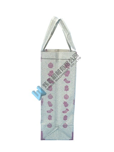 Wholesale non-woven top quality custom glitter tote shopping bag for Christmas Festival