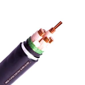 Wholesale 0.6/1kV 3x95 2x50mm2 5 Cores XLPE Insulated Power Cable Copper Conductor LV Steel Tape Armored from china suppliers