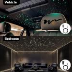 RGBW 16W Fiber Optic Ceiling Lights Star Kit Twinkle 12v Car Roof Star Light