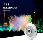 27W 3 in 1 RGB LED Fountain Light Stainless Steel For Commercial Square
