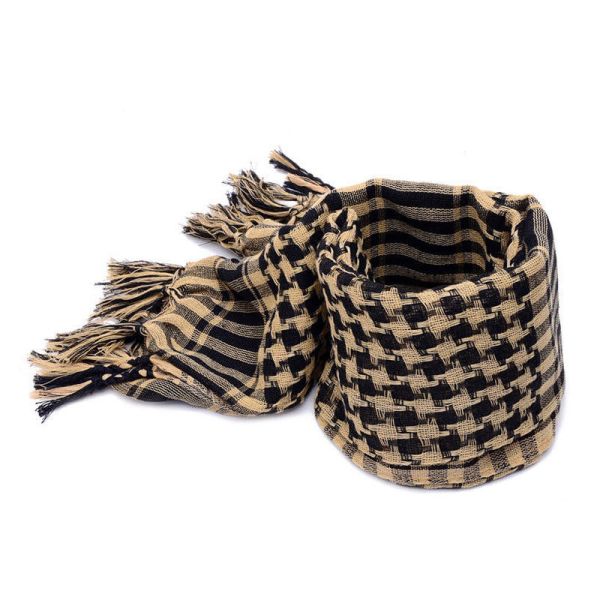 Outdoor Arabian Shemagh Tactical Accessories Multifunctional Arabian Scarf Windproof For Neck Wrapping