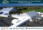Big Size Outside Storage Tent White , Wedding Venues Marquee curved tent UV