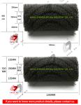 Cylindrical Dulevo 5000/6000 Street Sweeper Brush For Road Cleaning