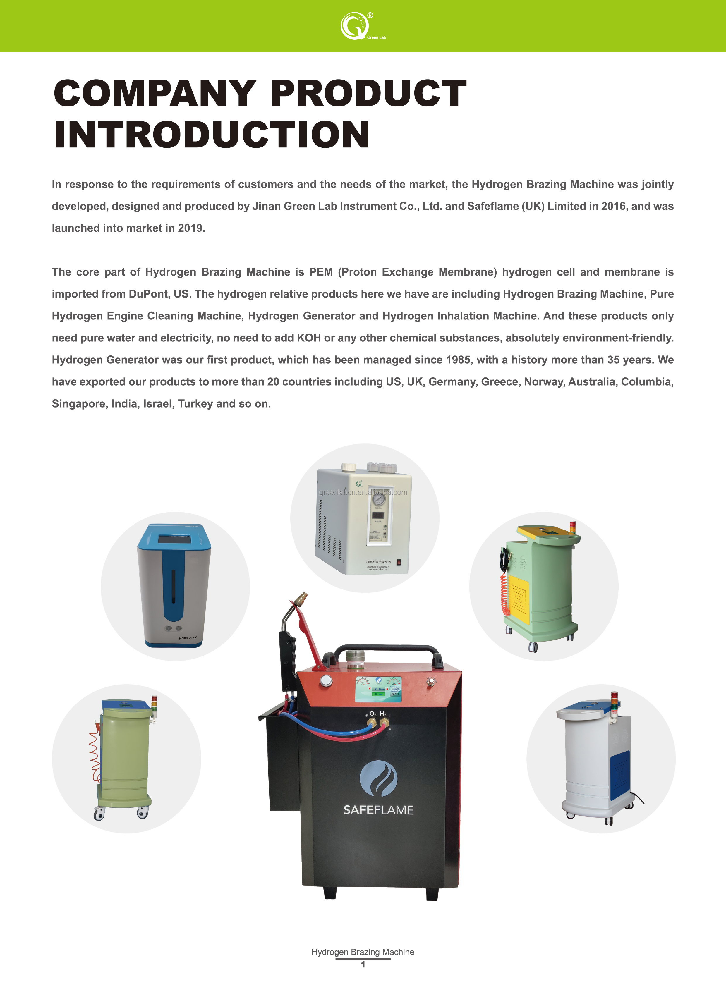 Compact Dimensions Oxygen Hydrogen Brazing Machine with CE Certification by Safeflame