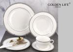 Ceramic 20-Piece Kitchen Dinnerware Set, Plates, Bowls, Mugs, Service for 4