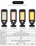 Outdoor 100COB 210COB 25W Pole Solar Street Light With 2400mAH Battery