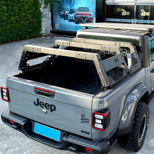 Roof Mount Steel Bed Rack System Compatible with Toyota Ford DMAX Pick Up Trucks
