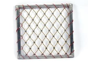 Wholesale Diamond Strongest Type Tend Knotted Ss Rope Mesh AISI304 For Zoo Enclosure from china suppliers