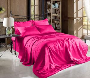 Wholesale Luxurious Satin Fitted Sheet Queen Hypoallergenic Queen Bed Satin Sheets Set Machine Washable Bedding Collection from china suppliers