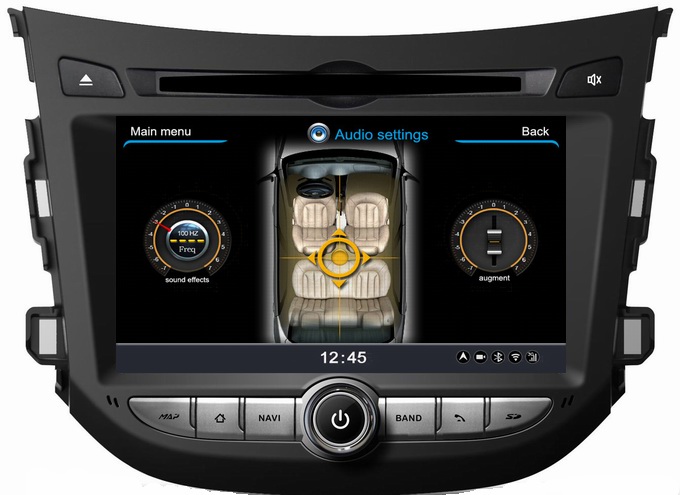 Ouchuangbo S100 Platform Car GPS Radio DVD Player for Hyundai HB20 2013 Bluetooth MP3 USB