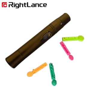 Wholesale Black 28g Painless Diabates Freestyle Lite Lancet Pen Plastic Blood Lancet 9 Depth Settings from china suppliers