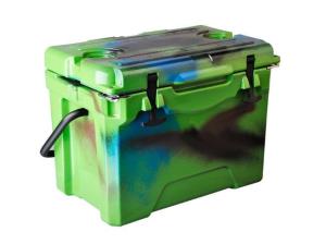 Wholesale OEM 25QT Portable Roto Molded Ice Box Outdoor Ice Fishing Tackle Box from china suppliers