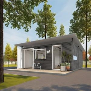 Wholesale Galvanized Steel Bending Modern Design Prefabricated House for Shipping Container Sandwich Panel Modular Shop Apartment from china suppliers