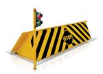 Customized Size Vehicle security road blocker , 70T car park blockers
