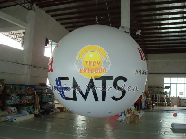 Huge durable filled helium balloons for Outdoor advertising with Full digital