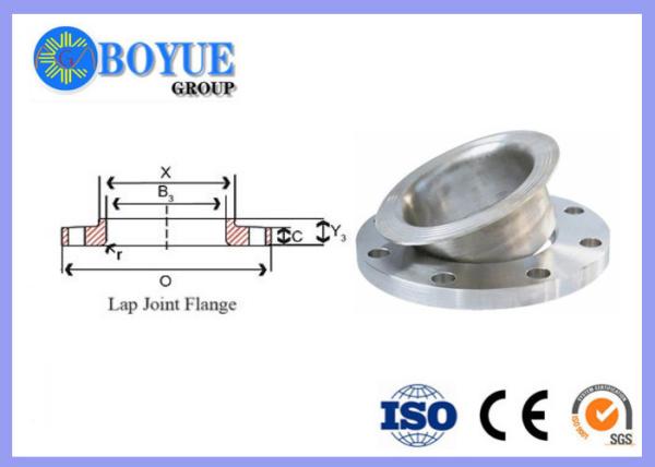 ASTM A182 F22 SS Lap Joint Flange , DN300 SCH160 Forged Oil Flange Customized