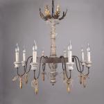 Rustic foyer big chandelier italian murano living room industrial chandelier(WH