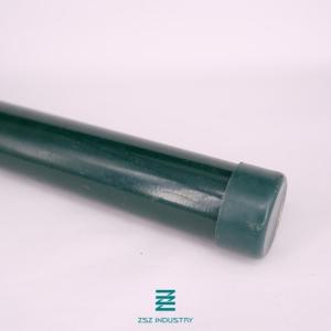 Wholesale 60mm X 2500mm Round Metal Fence Posts Chain Link Fence / Garden Gate from china suppliers