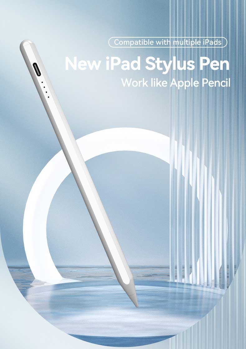 14cm Stylus Pen For IPad 0.9cm Diameter Built In Rechargeable Battery