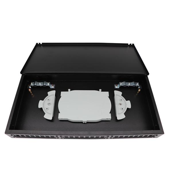 24 F Rack Mount Fiber Patch Panel Changeable Adapter Plate / Fiber Optic