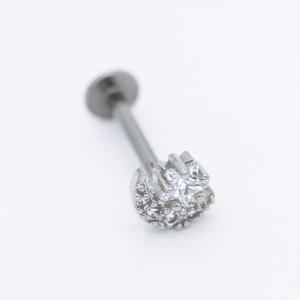 Wholesale Clear Zircon Stone Star Labret Stud Septum Piercing Jewelery 8mm from china suppliers