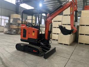 Wholesale Casting Iron Steel Mini Excavator Machine For Widely Turning / Digging Depth Of 1600mm from china suppliers