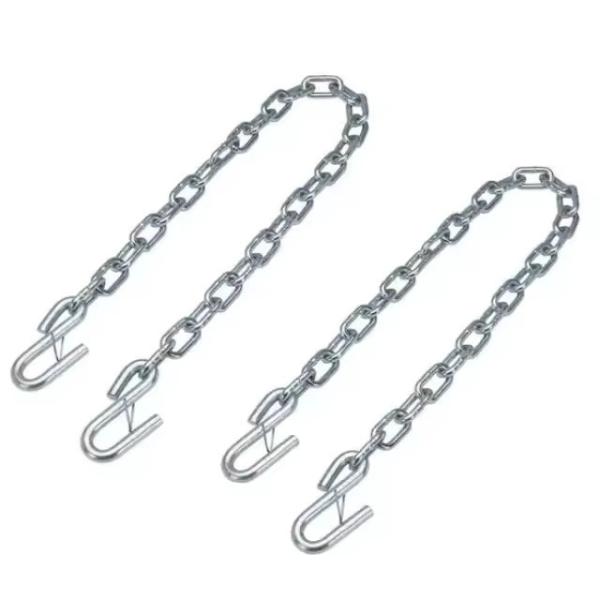 Blue and White Zinc Coated 5000 lbs Trailer Safety Chain with Customizable